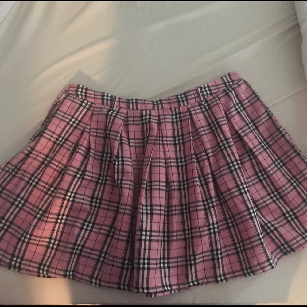 Pleated Pink Skirt